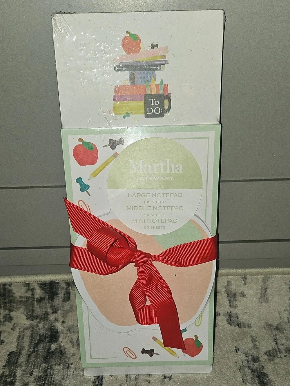 Martha Stewart Teachers Gift Notepads